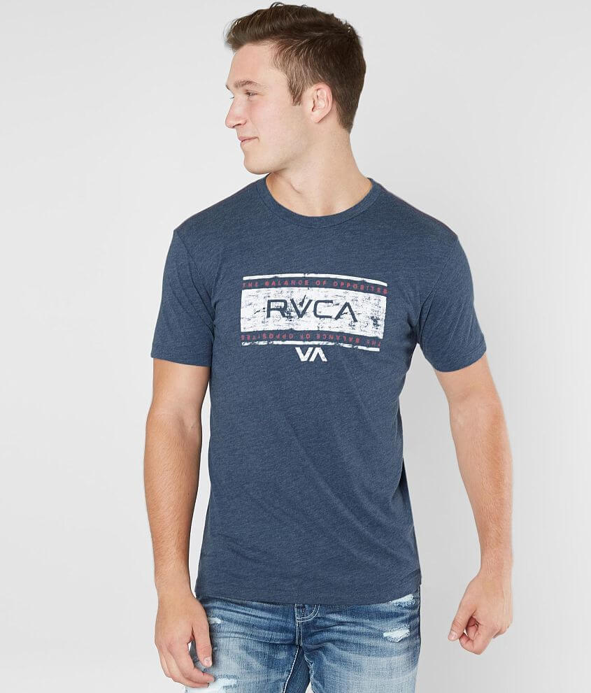RVCA Double Opposite T-Shirt front view