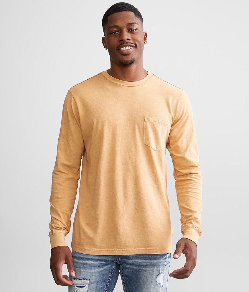 RVCA Pigment T-Shirt - Men's T-Shirts in Burlap | Buckle