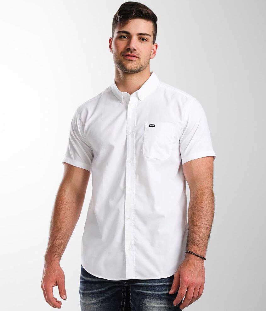 RVCA That'll Do Stretch Shirt - Men's Shirts in White | Buckle