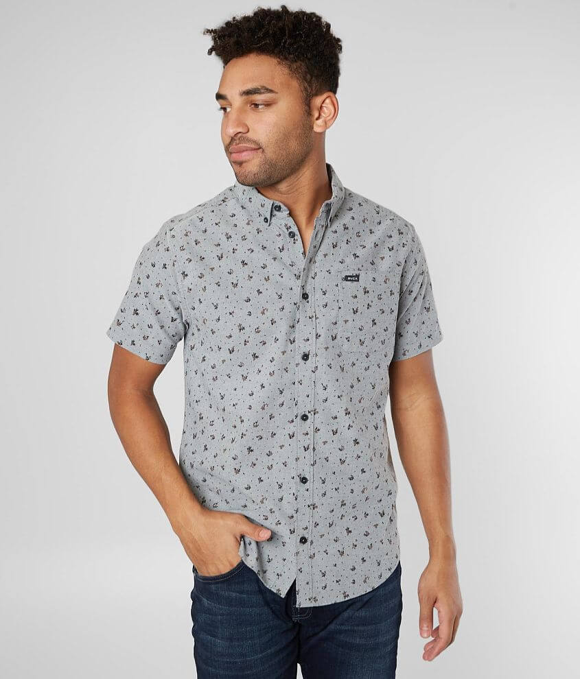 RVCA That'll Do Printed Stretch Shirt front view