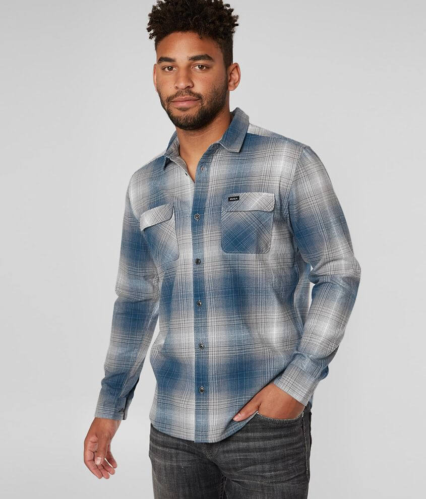 RVCA Muir Flannel Shirt front view