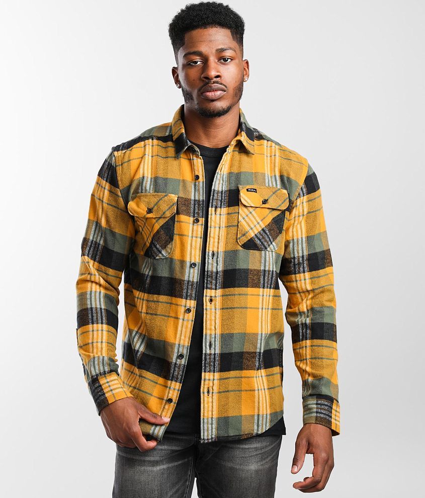 RVCA That'll Work Flannel Shirt front view