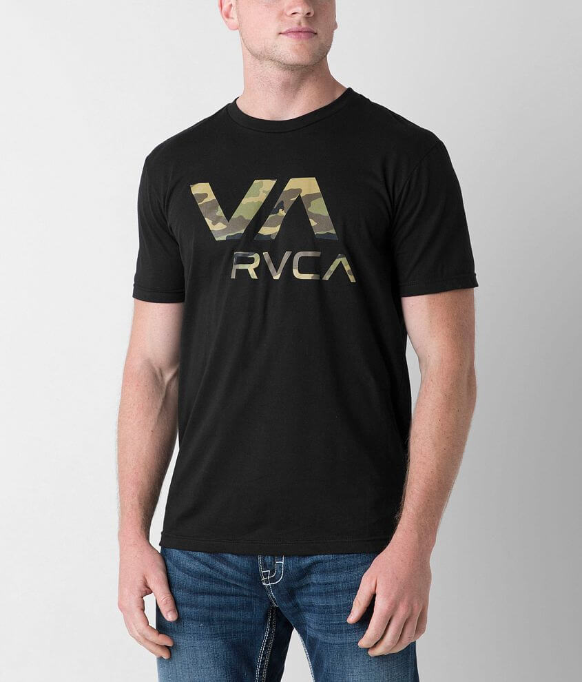 RVCA Camo T-Shirt front view