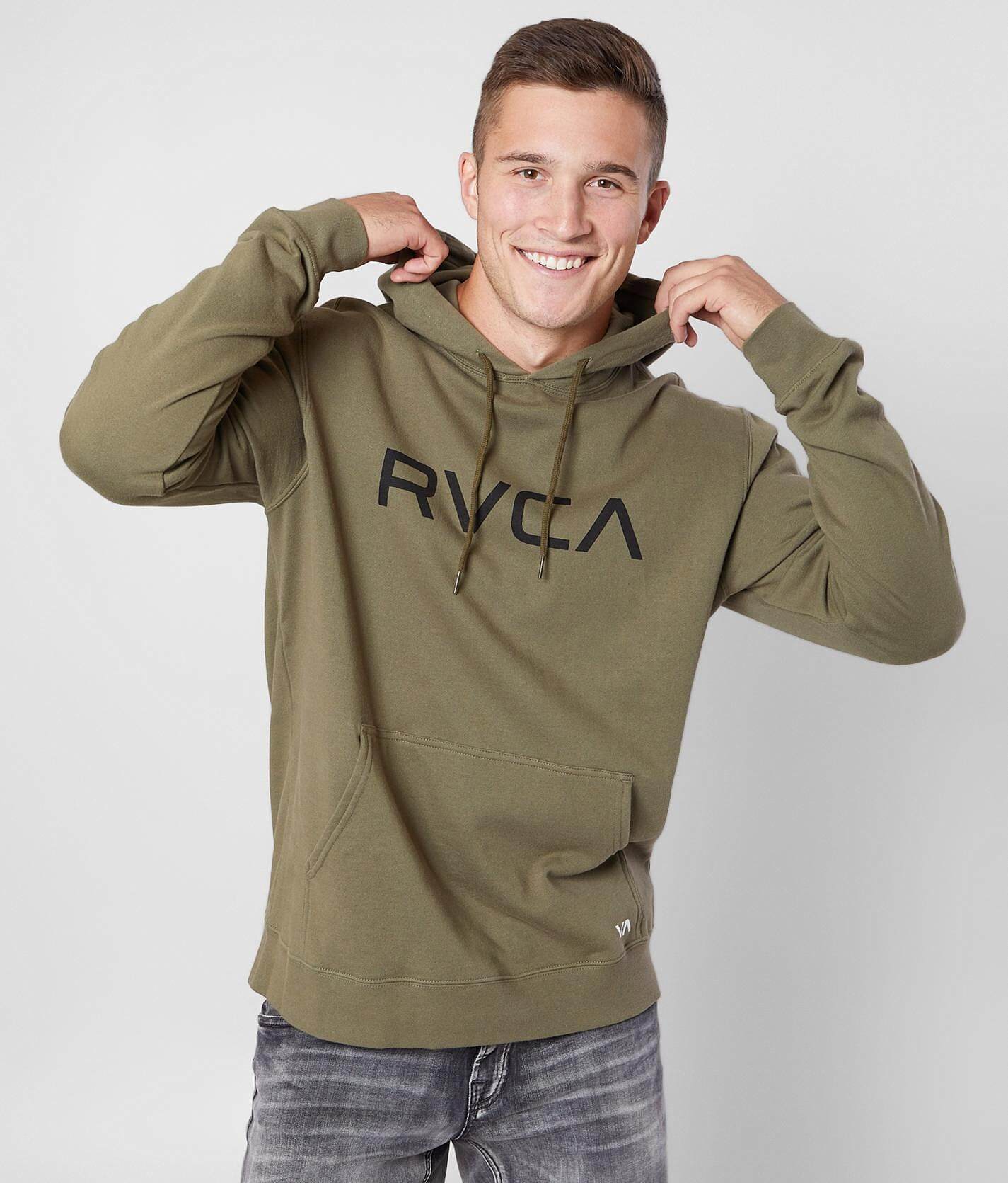 rvca khaki hoodie