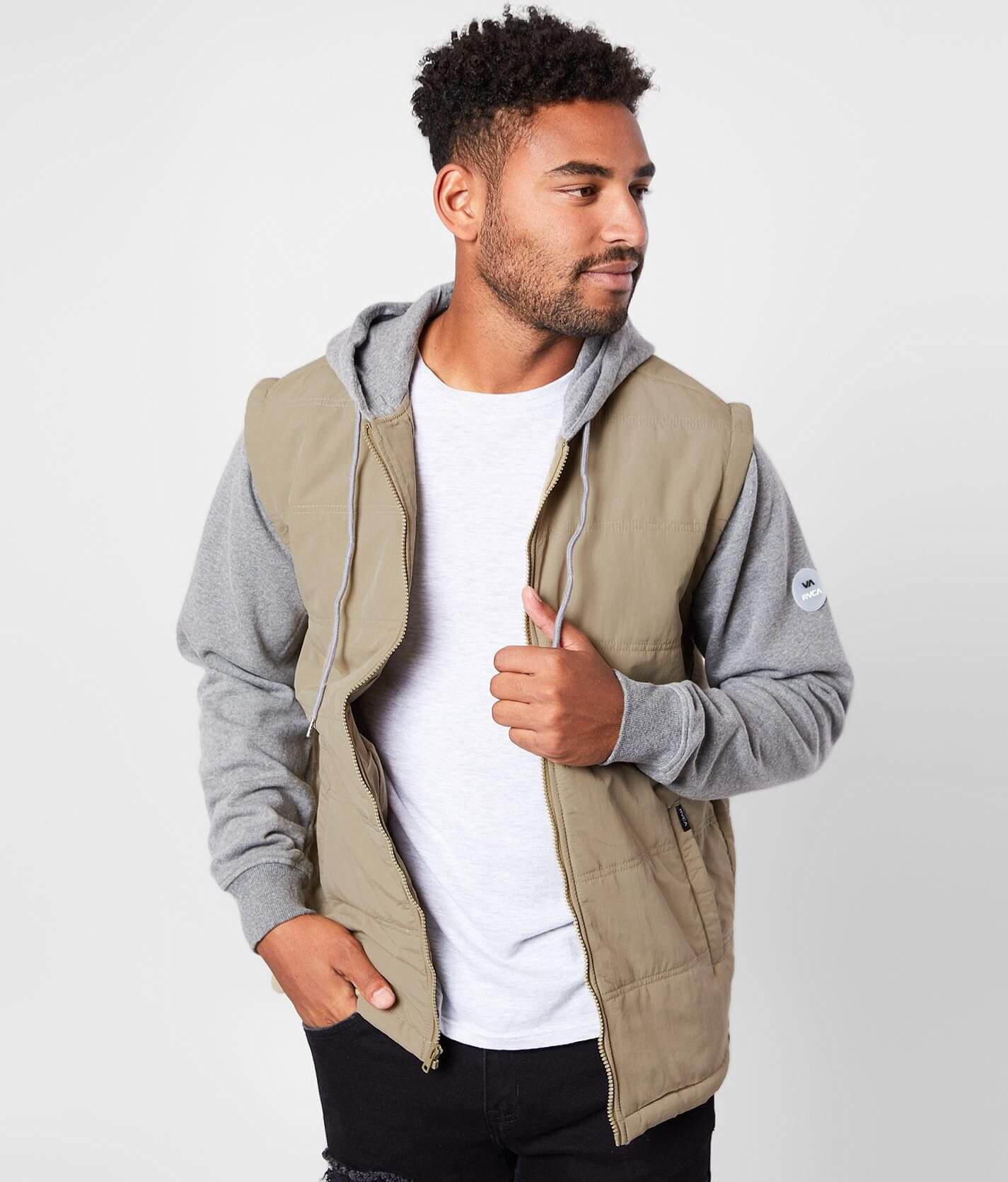 Rvca logan puffer clearance jacket