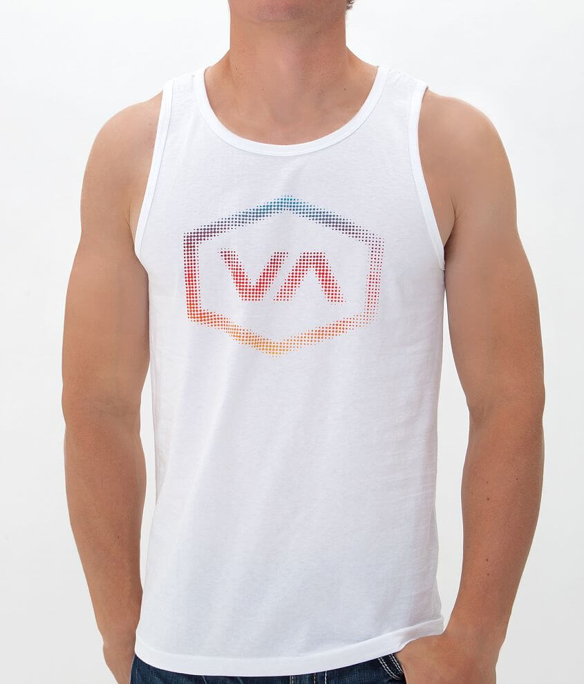 RVCA Halftone Hex Tank Top front view