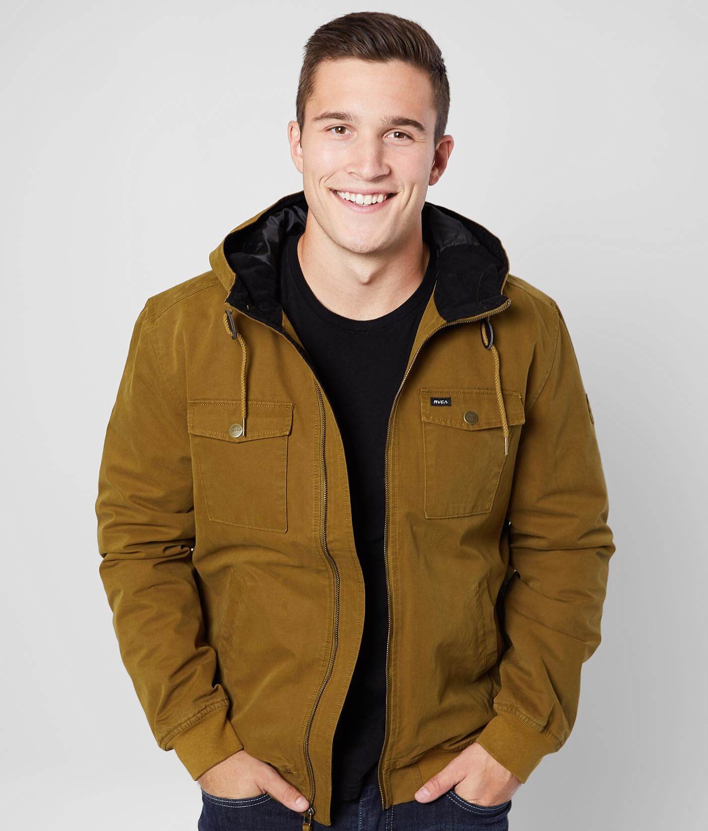 rvca hooded bomber ii jacket