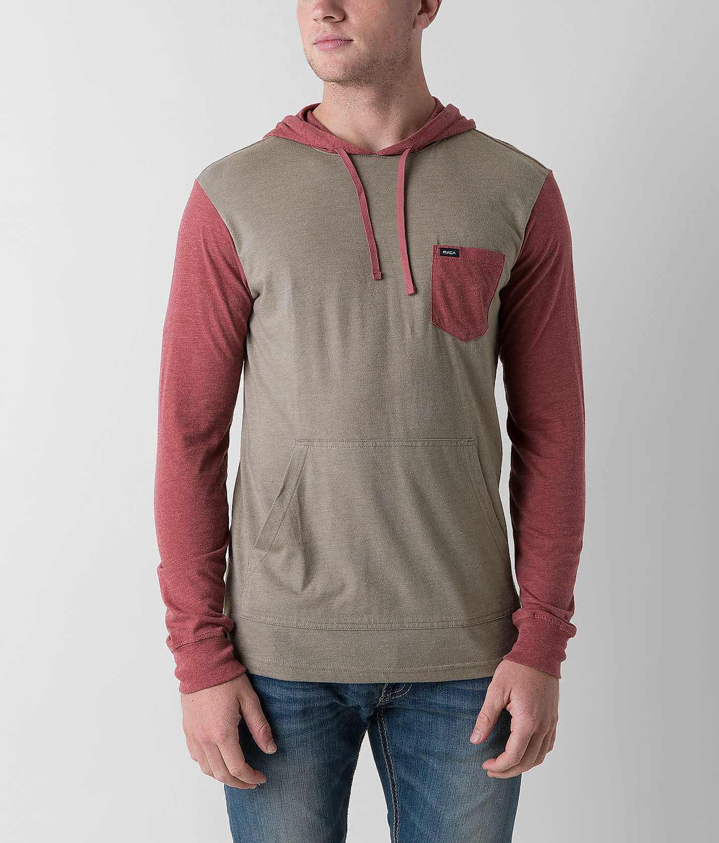 rvca khaki hoodie