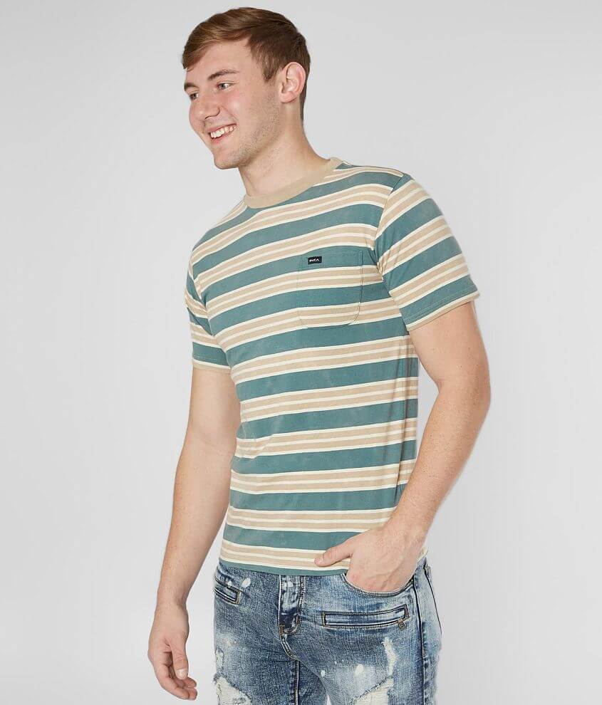 RVCA Lucas Stripe T-Shirt front view