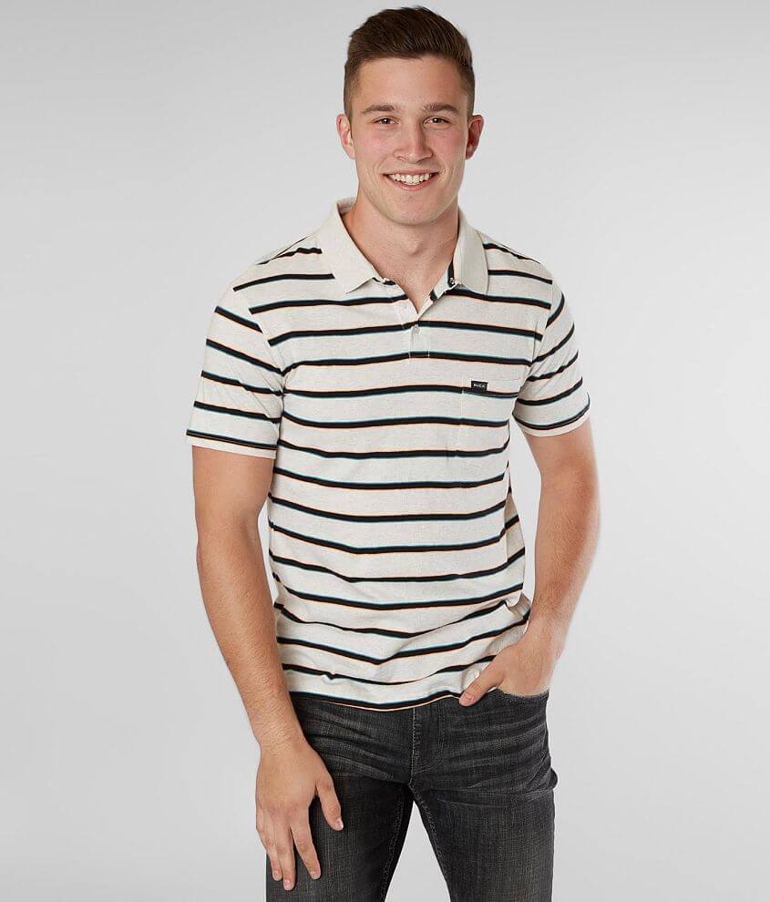 RVCA Desmond Polo front view