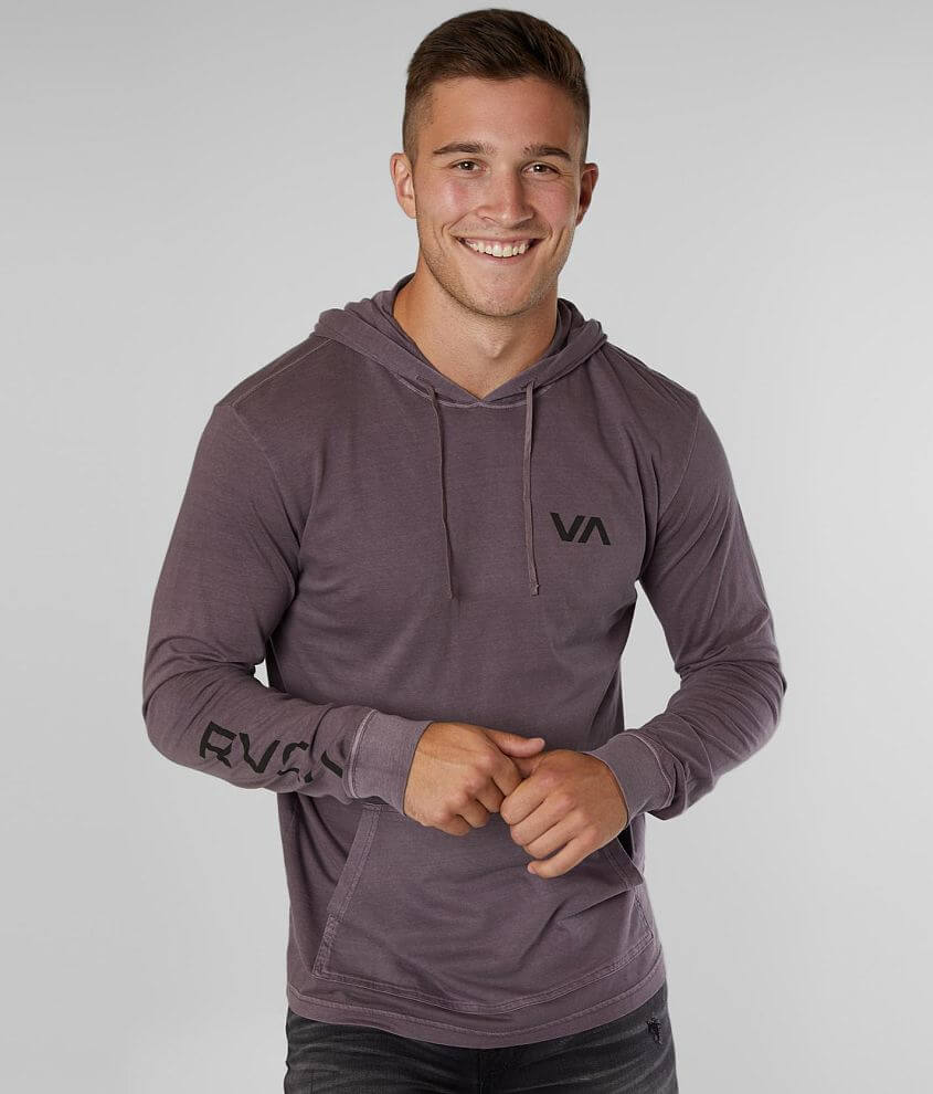 RVCA Washed Hoodie front view