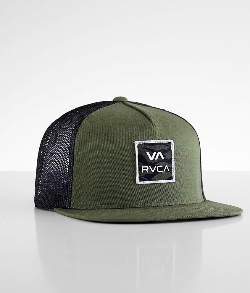 RVCA All The Way Trucker Hat - Men's Hats in Olive | Buckle