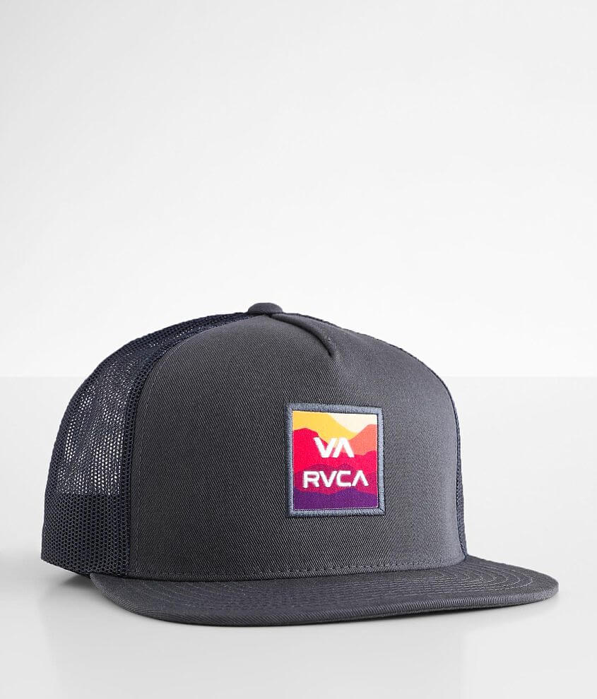 RVCA All The Way Trucker Hat - Men's Hats in Charcoal | Buckle