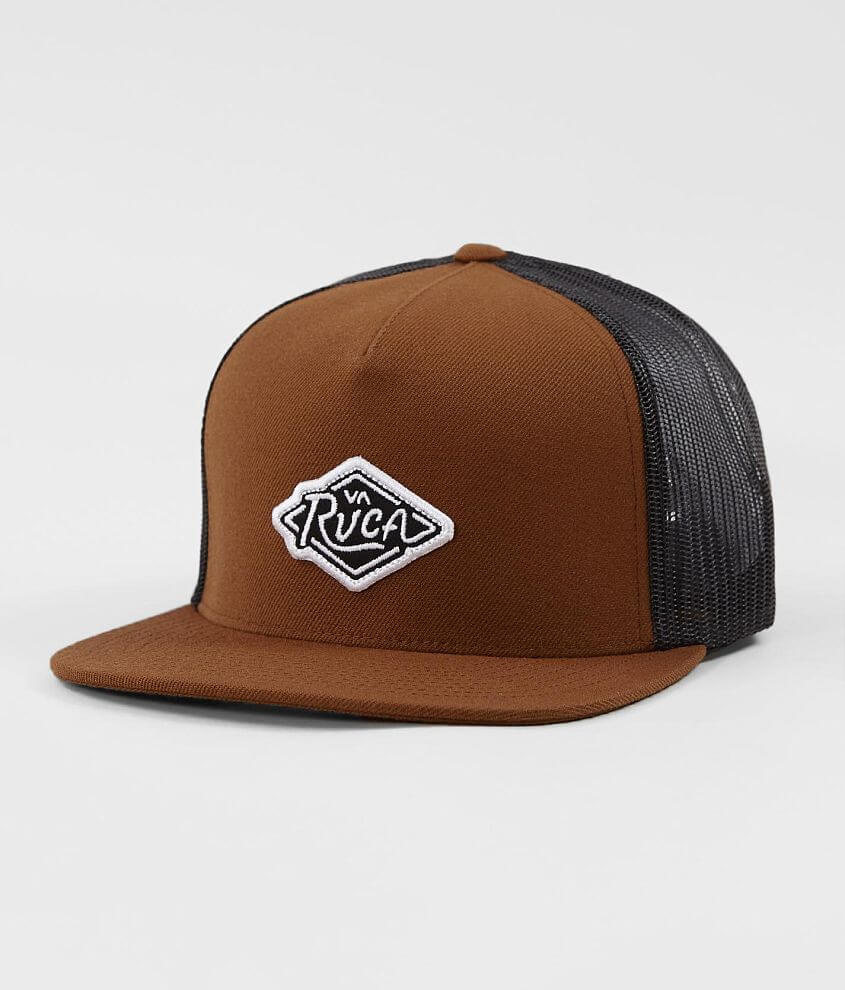 RVCA Script Trucker Hat front view