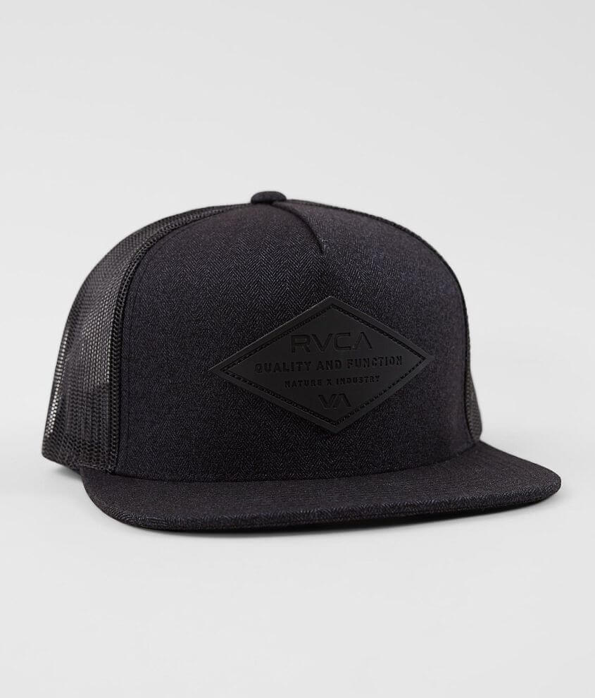 RVCA Woods Trucker Hat - Men's Hats in Black | Buckle