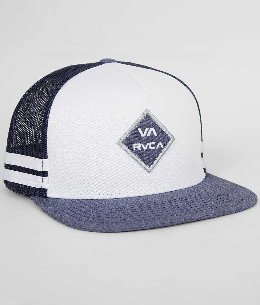 RVCA Motion Stripe Trucker Hat front view
