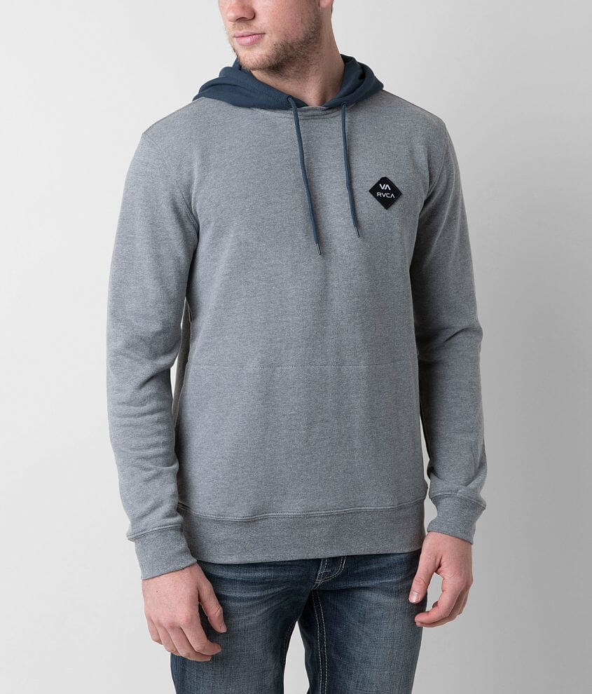 RVCA Double Down Hooded Sweatshirt front view