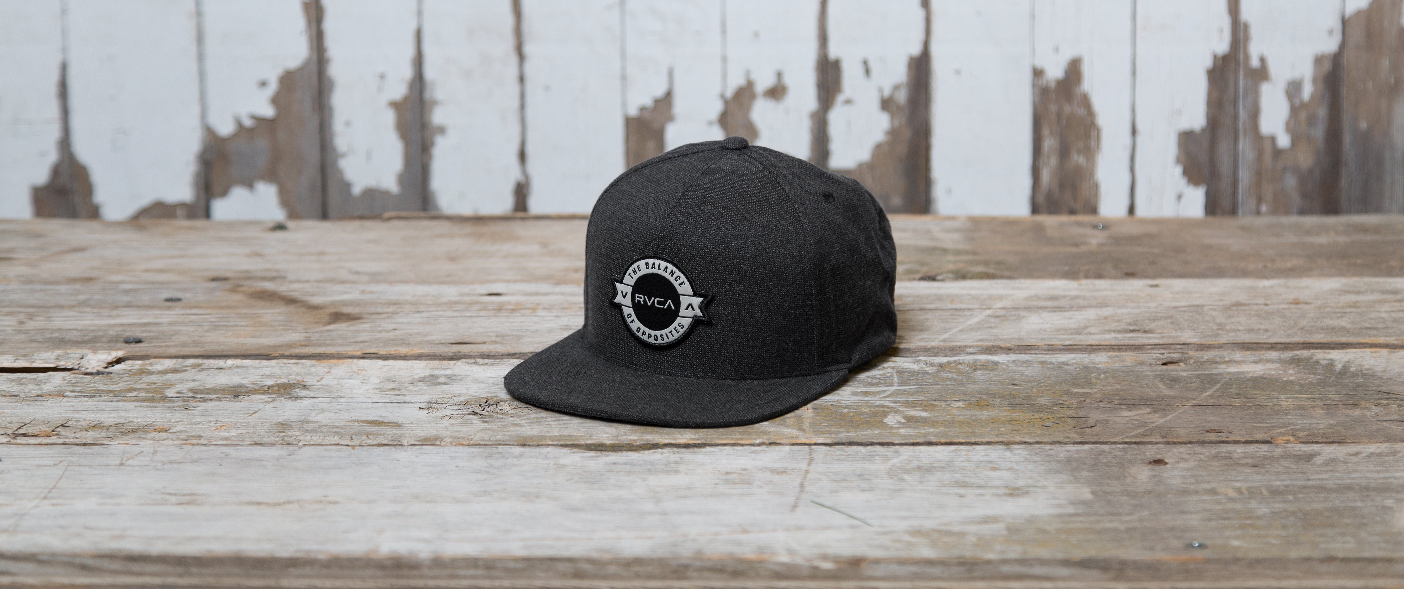 RVCA Defined Hat Men's Hats in Smoke Buckle