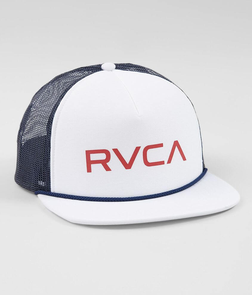 Rvca foamy store trucker hat