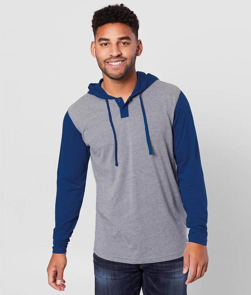 RVCA Pick Up Henley Hoodie front view