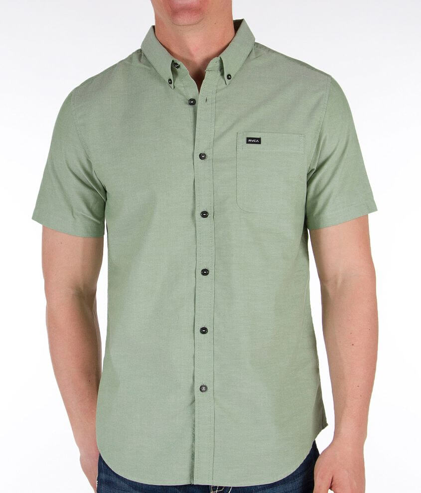 RVCA That'll Do Oxford Shirt front view