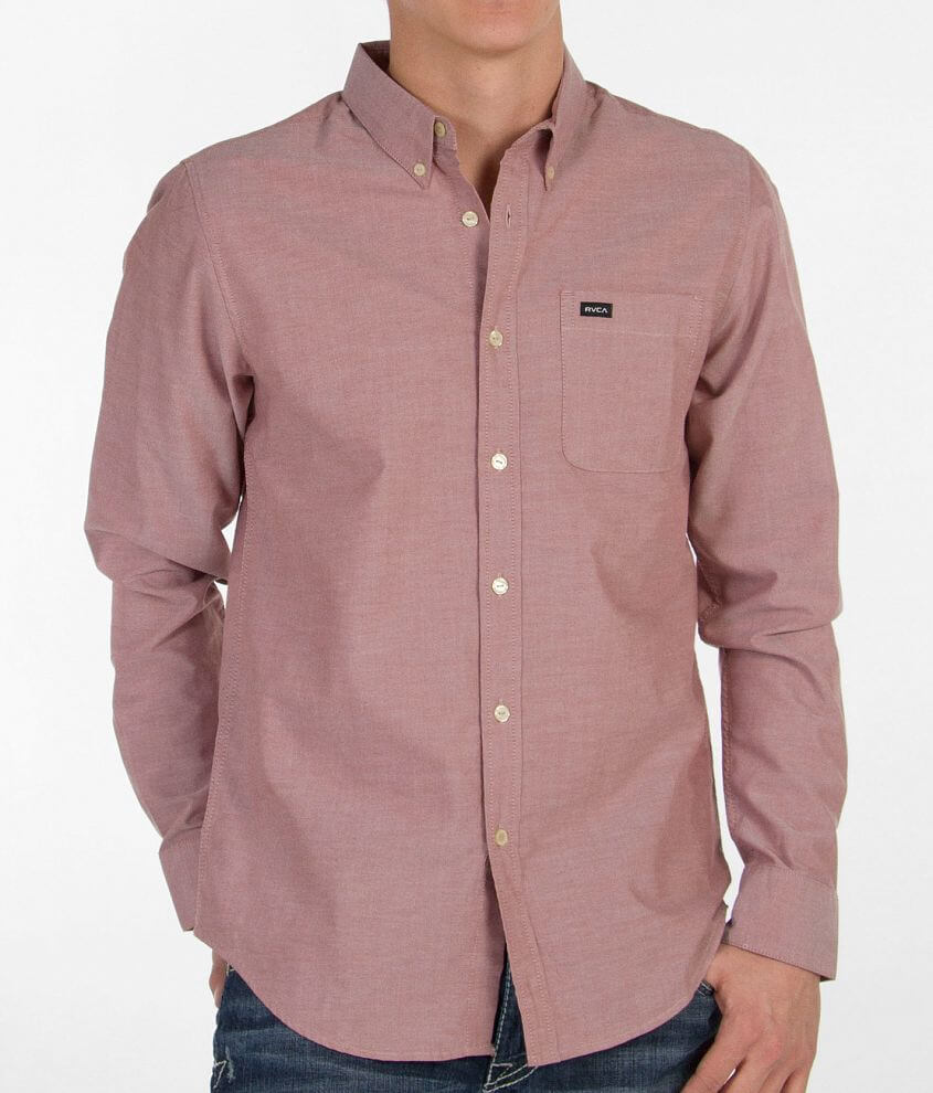 RVCA That'll Do Oxford Shirt front view