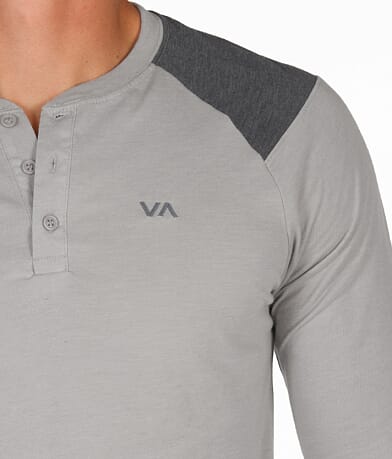 RVCA Bettis Henley front detail view