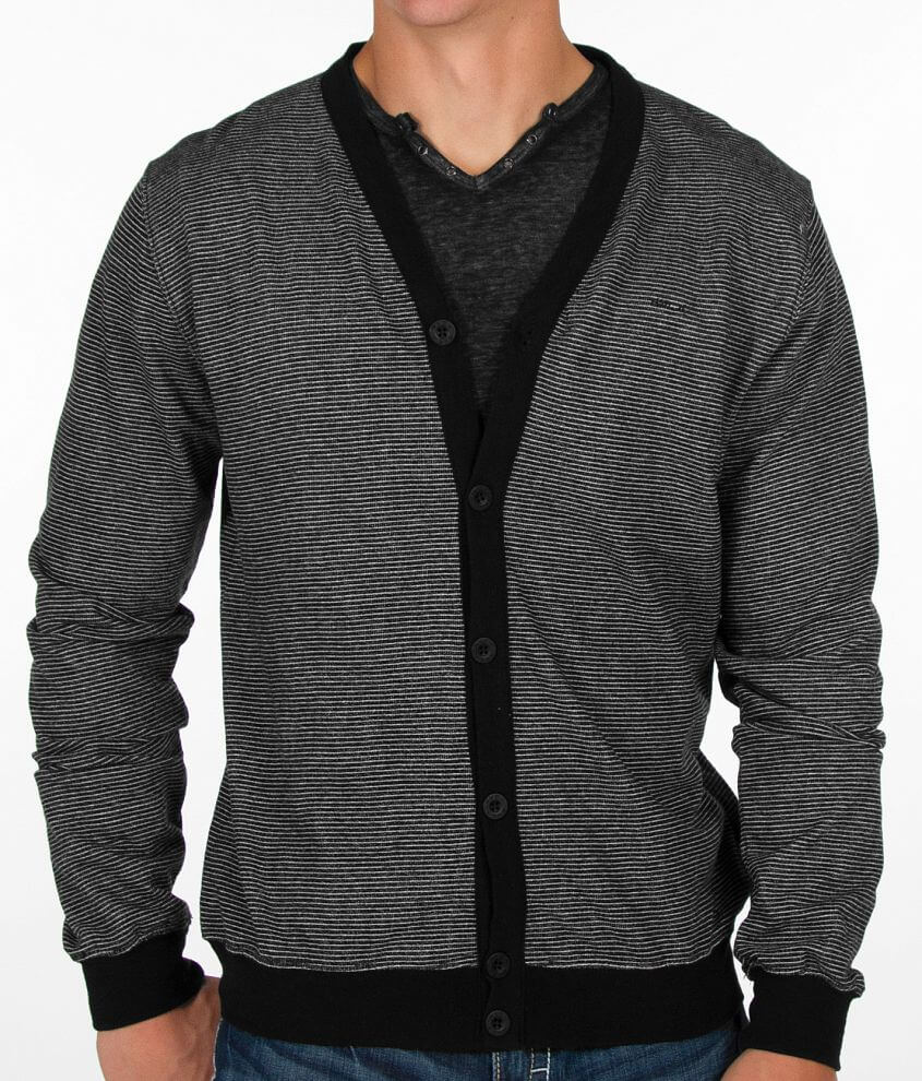 RVCA Skaville Cardigan Sweater front view