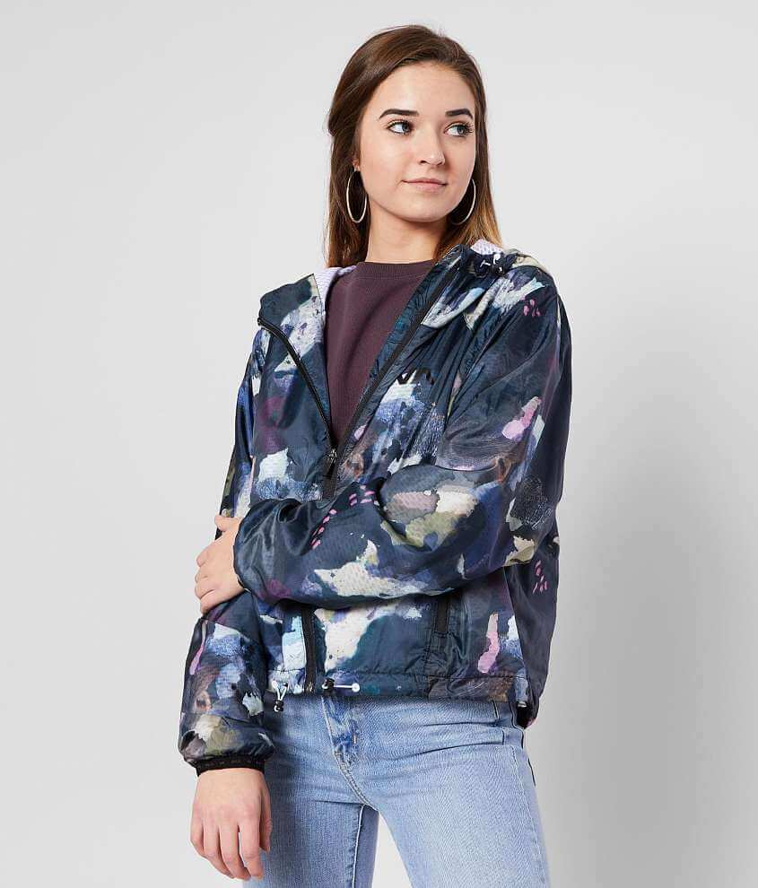 Blue Watercolor Windbreaker