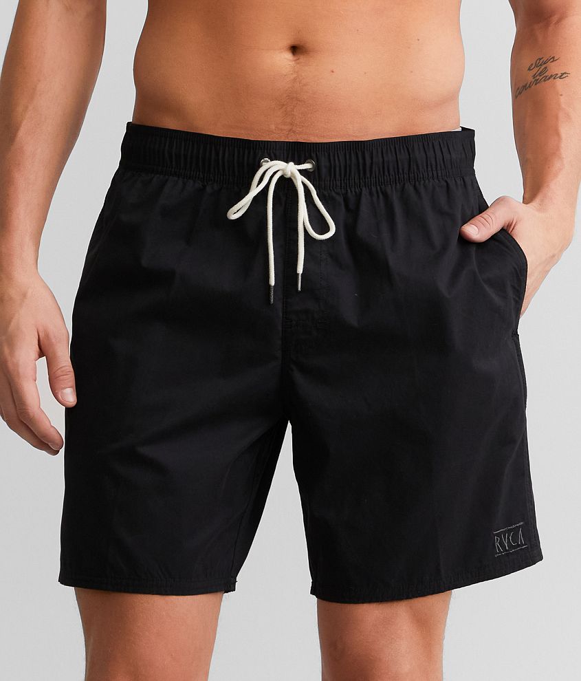 RVCA Opposites II Swim Trunks - Men's Swimwear in Black | Buckle