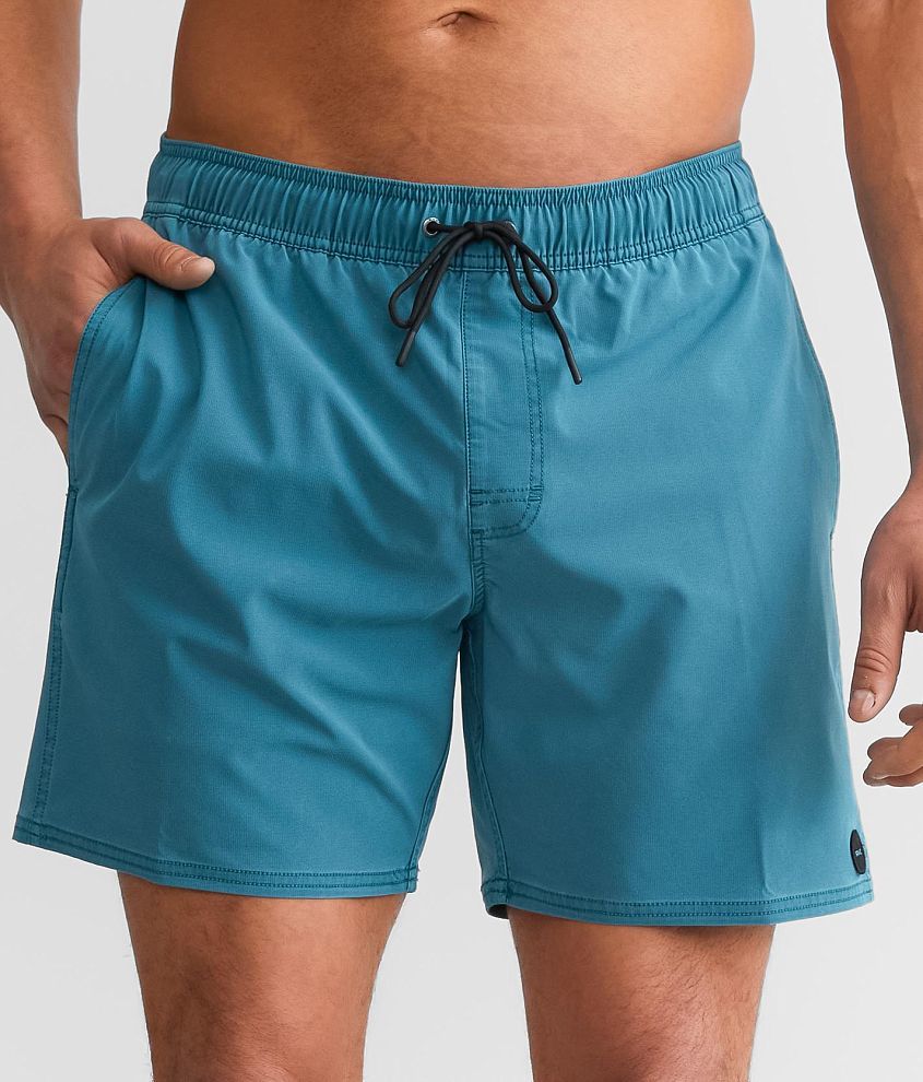 RVCA Pigment Stretch Swim Trunks - Men's Swimwear in Mallard Blue | Buckle