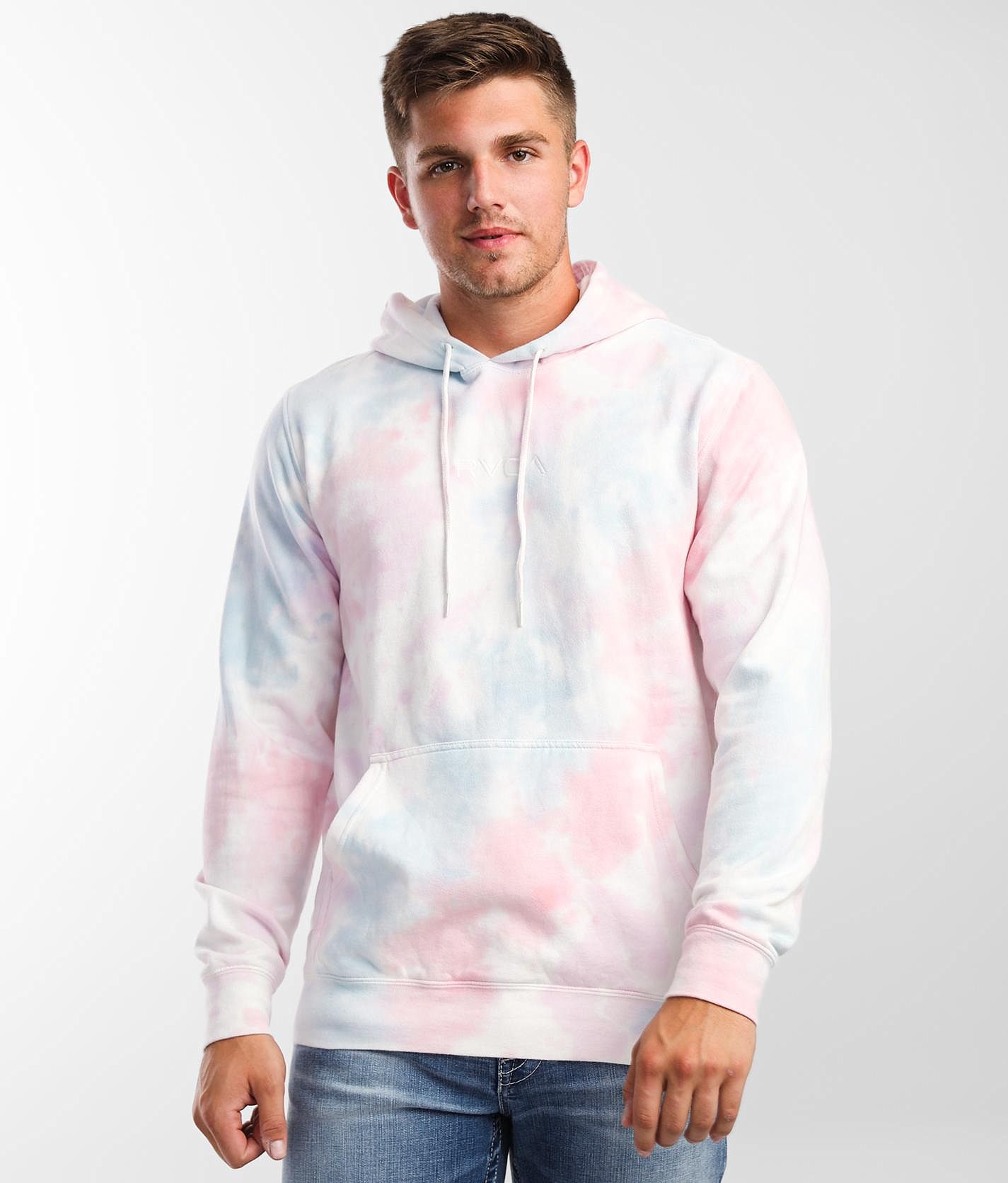 RVCA Tonally Tie-Dye III Hooded Sweatshirt - Men's Sweatshirts in