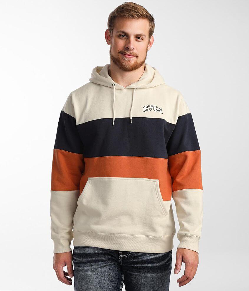 RVCA Reed Hooded Sweatshirt - Men's Sweatshirts in Silver Bleach | Buckle