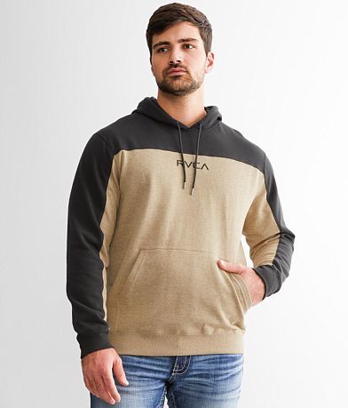 RVCA Bali Color Block Hooded Sweatshirt front view