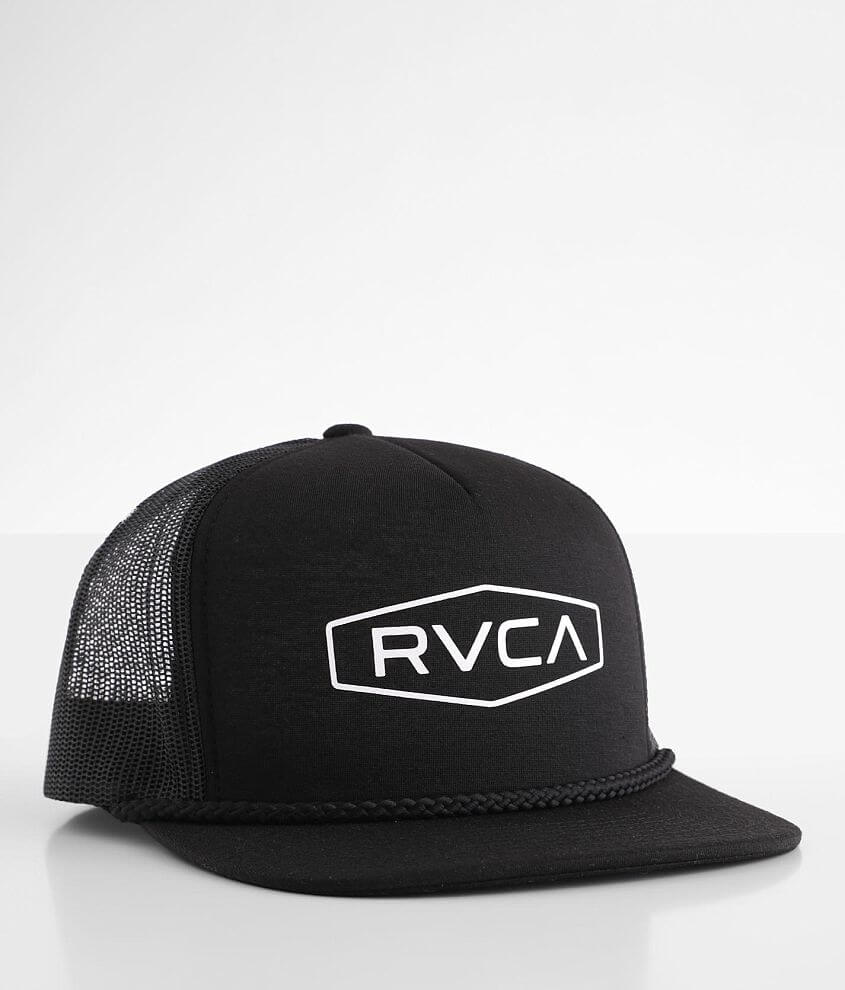 RVCA Staple Foamy Trucker Hat front view