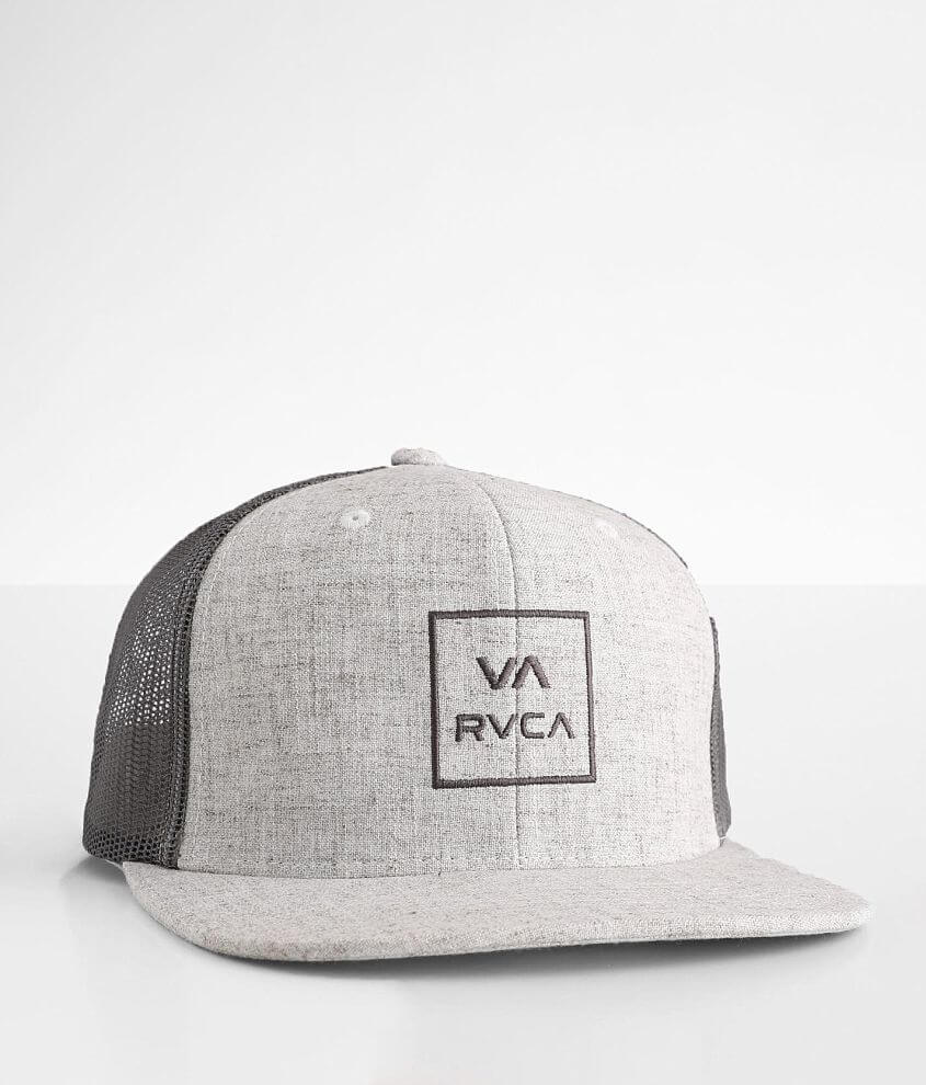 RVCA VA All The Way Trucker Hat - Men's Hats in Heather Grey | Buckle