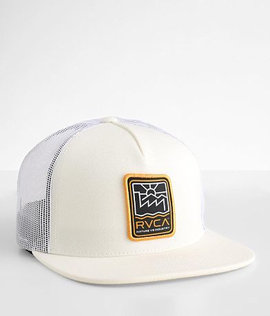 RVCA Gold State Trucker Hat front view