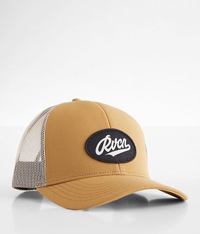 RVCA Work Script Trucker Hat front view
