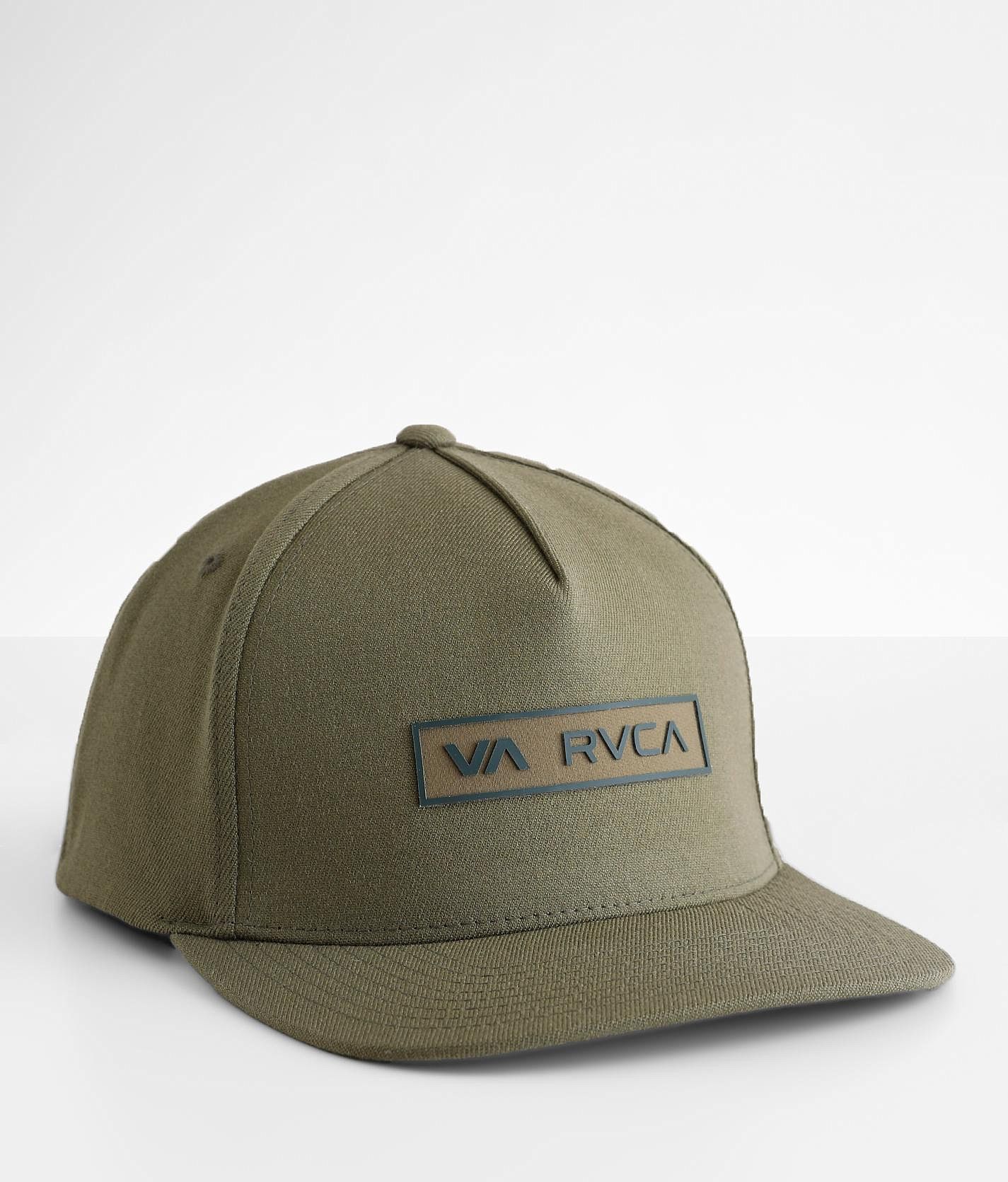 RVCA Stadium 110 Flexfit Hat - Men\'s Hats in Olive | Buckle | Flex Caps