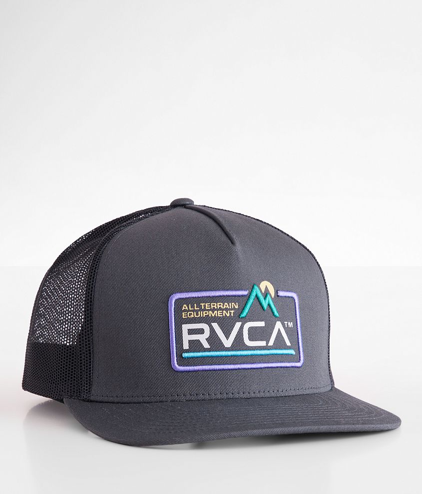 RVCA All Terrain Trucker Hat - Men's Hats in Charcoal | Buckle