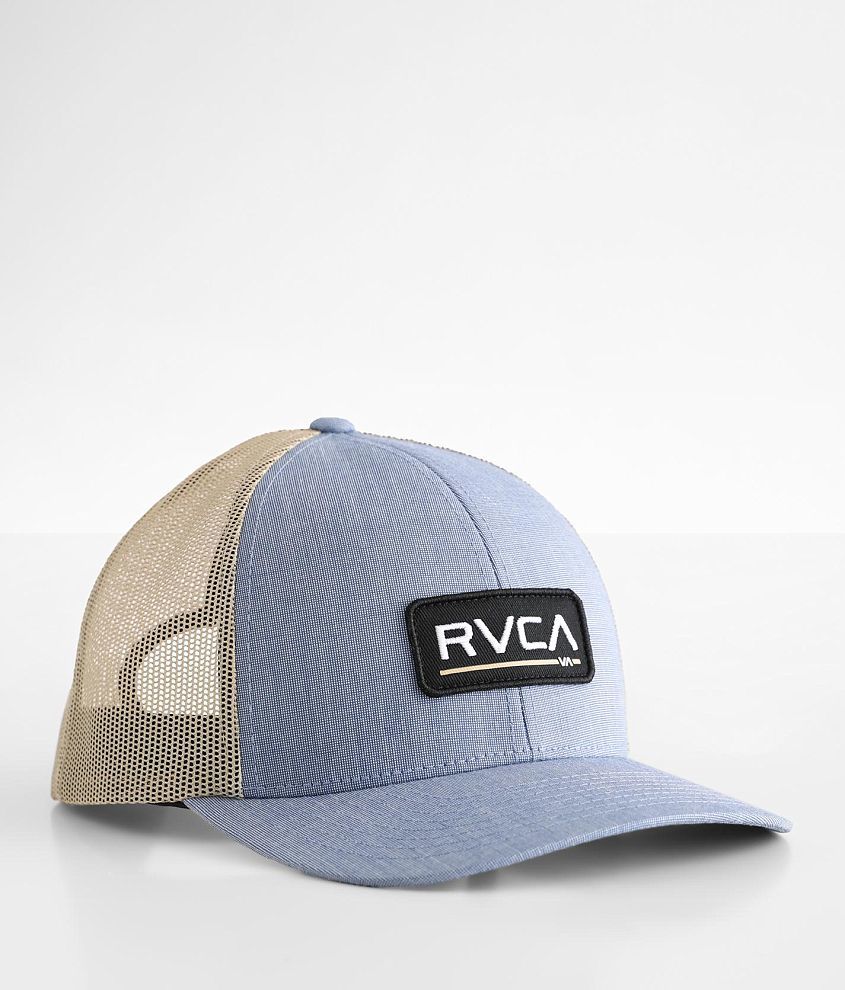 RVCA Chambray Trucker Hat front view