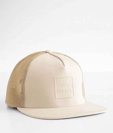 RVCA All The Way 110 Flexfit Trucker Hat front view