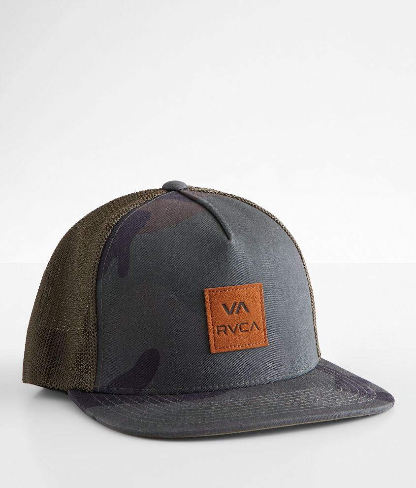 RVCA Juniper 110 Flexfit Trucker Hat front view