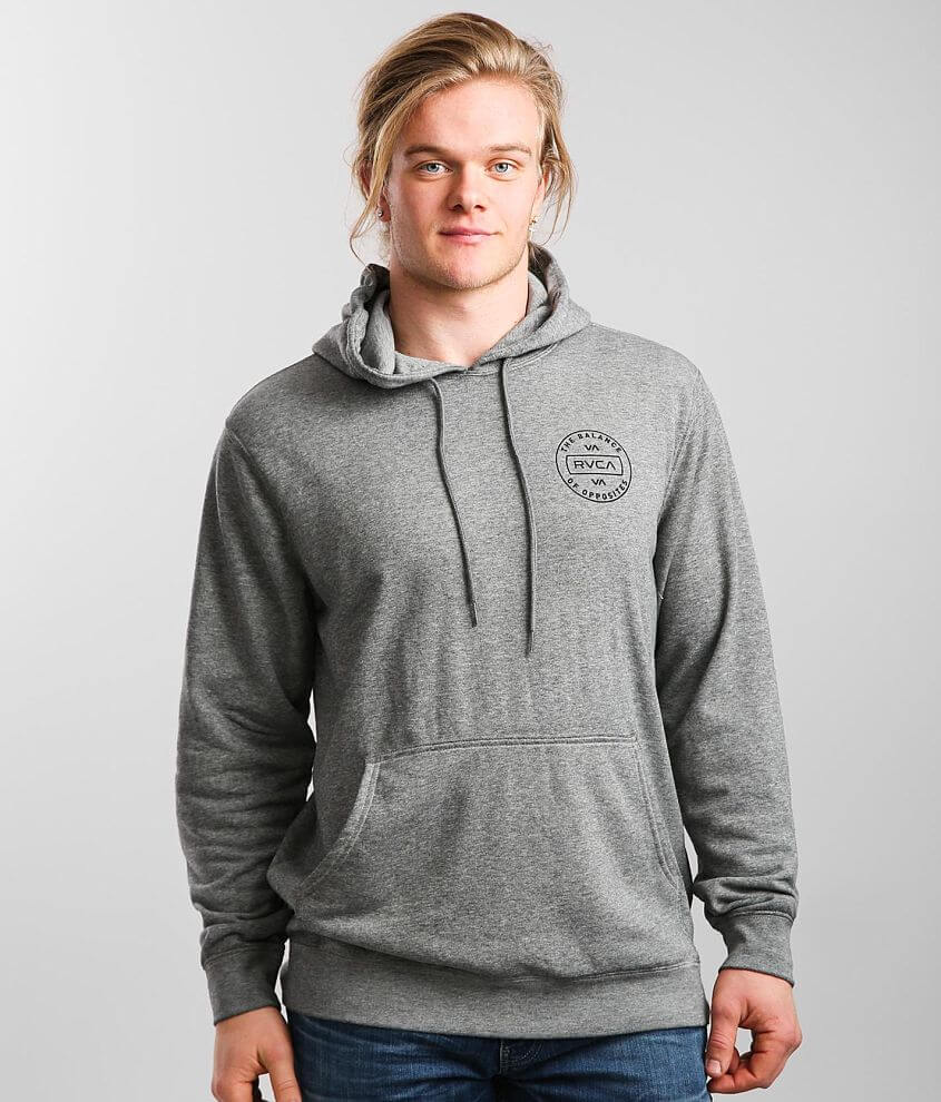 RVCA Volume Hooded Sweatshirt - Men's Sweatshirts in Grey Noise | Buckle