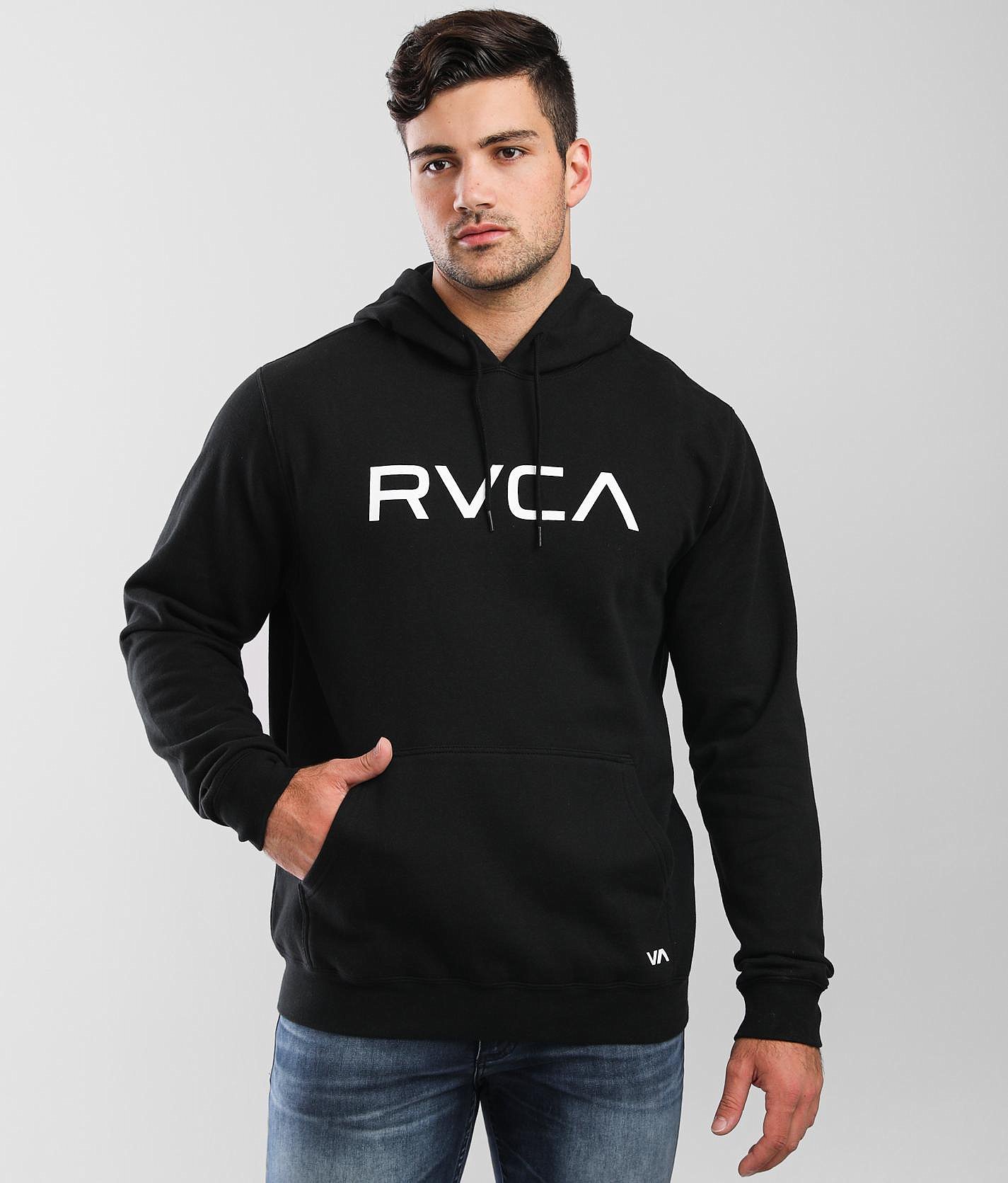 RVCA Men's Pullover Hoodie BIG BALANCE HOODIE - Silver Bleach - Medium - NWT | UK - View #3