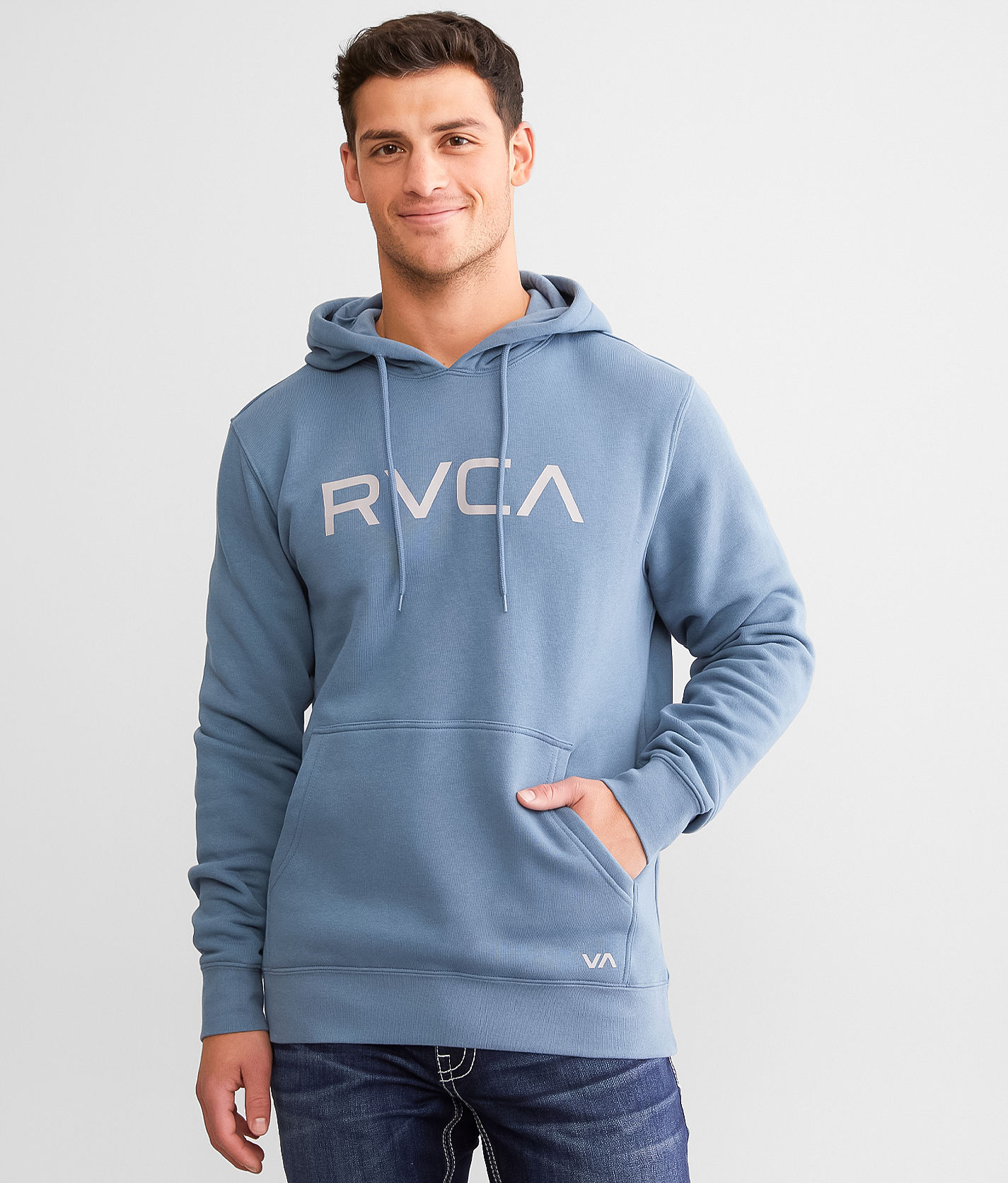 Rvca blue hoodie sale