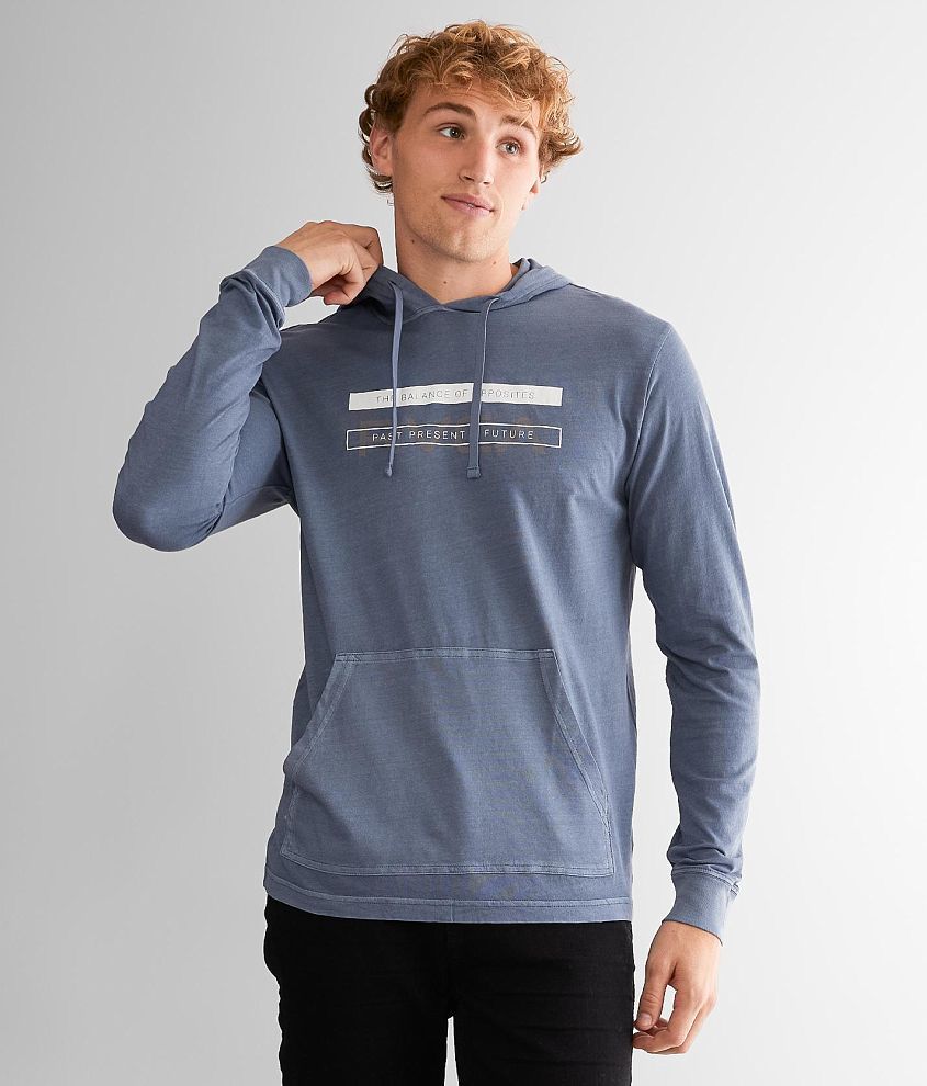 RVCA Two Bar Sport Hoodie front view