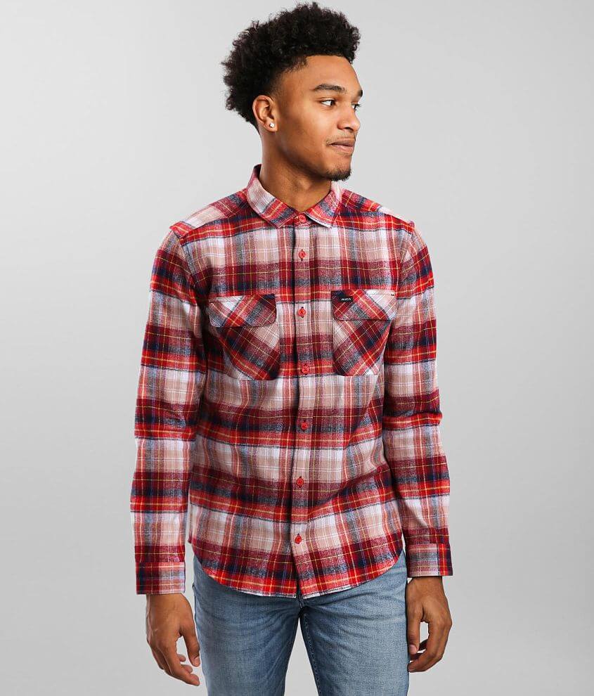 RVCA Emerson Flannel Shirt front view