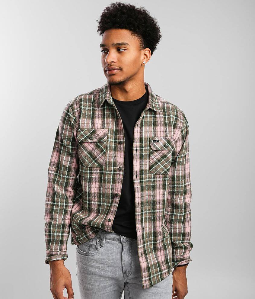 RVCA Operator Flannel Shirt front view