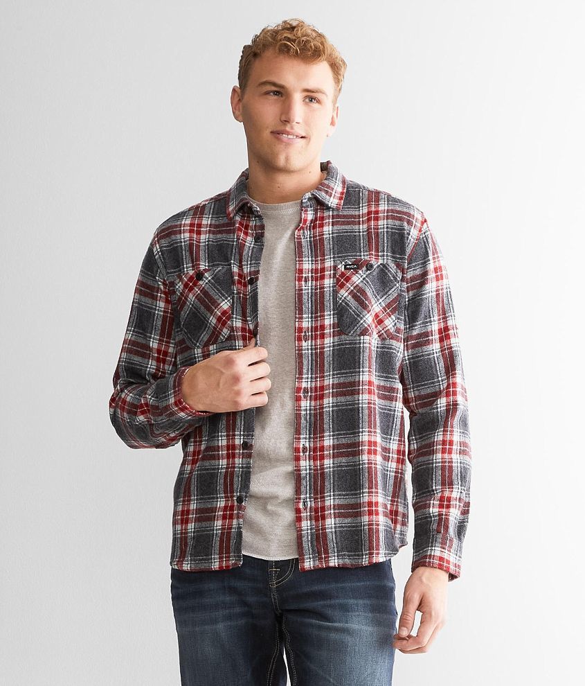 RVCA Mazzy Flannel Shirt front view